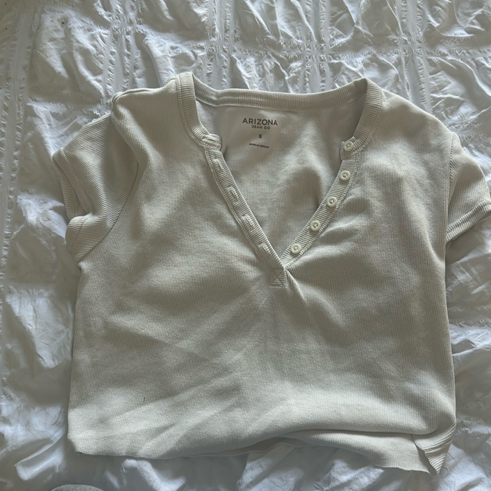 White crop top